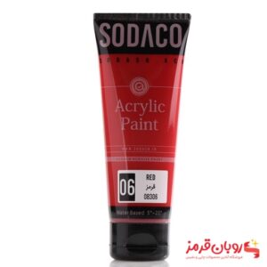 اکریلیک تیوپ ساده 75 میل قرمز کد 08306