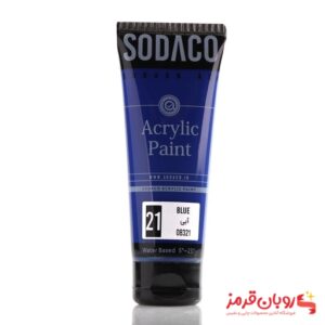 اکریلیک تیوپ ساده 75 میل آبی کد 08321