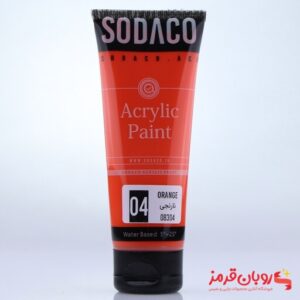 اکریلیک تیوپ ساده 75 میل نارنجی کد 8304