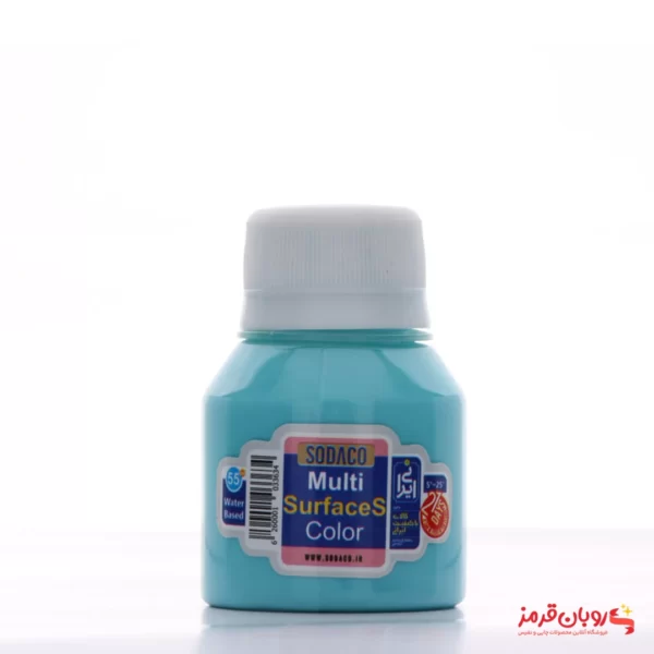رنگ اکریلیک مولتی سورفیس سوداکو فیروزه ای - 55 میل