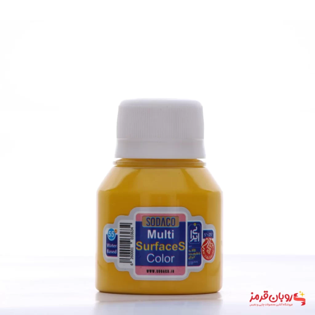 رنگ مولتی سورفیس 55 میل زرد کد 00408