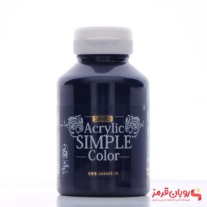 رنگ اکریلیک ساده سوداکو 250 میل سرمه ای کد acrylic simple 3322
