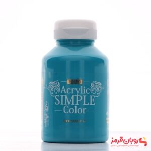 رنگ اکریلیک ساده سوداکو 250 میل فیروزه ای ساده کد 3393