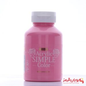 رنگ اکریلیک ساده سوداکو 250 میل صورتی کد acrylic simple 3394