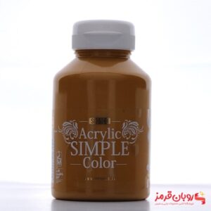 رنگ اکریلیک ساده سوداکو 250 میل اکر کد acrylic simple 3344