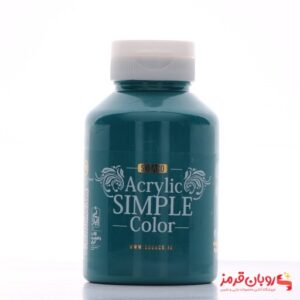 رنگ اکریلیک ساده سوداکو 250 میل فیروزه ای مسجده ای acrylic simple 3390