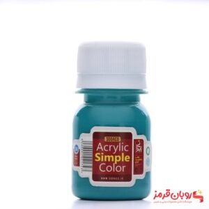 رنگ اکریلیک ساده سوداکو 30 میل فیروزه ای سیر کد acrylic simple 00349