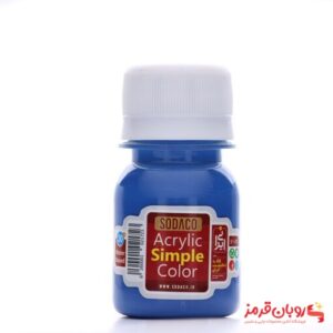 رنگ اکریلیک ساده سوداکو 30 میل آبی سرولین کد acrylic simple 00315