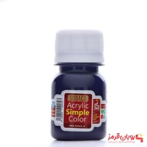 رنگ اکریلیک ساده سوداکو 30 میل سرمه ای کد 00322