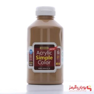 رنگ اکریلیک ساده 500 میل نسکافه ای کد 4330