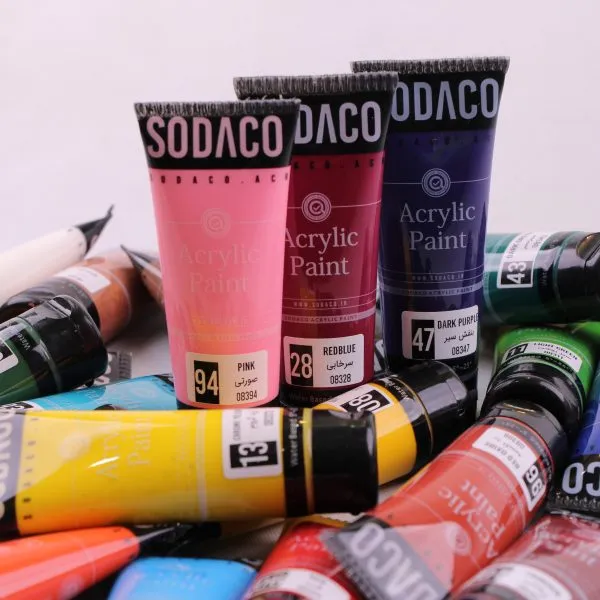 رنگ اکریلیک تیوپی سوداکو