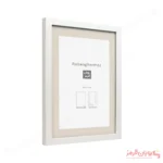 قاب عکس سفید ساده ا قاب عکس سفید 20*30