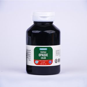 رنگ پارچه اوپک ساده مشکی سوداکو - 250 میل