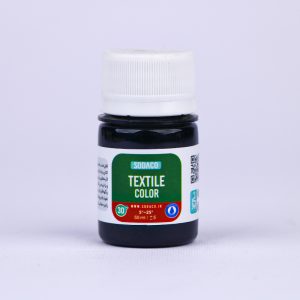 رنگ پارچه اوپک ساده مشکی سوداکو - 30 میل