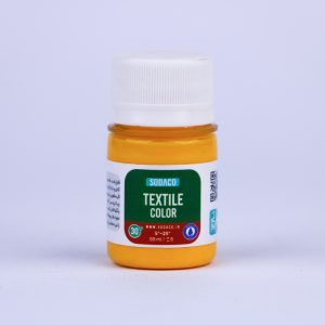 رنگ پارچه اوپک ساده زرد سوداکو - 30 میل