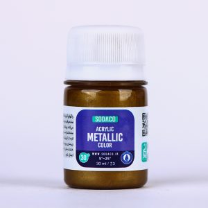 رنگ اکریلیک متالیک برنز آنتیک سوداکو - 30 میل