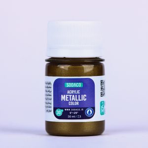 رنگ اکریلیک متالیک طلایی آنتیک سوداکو - 30 میل