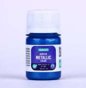 رنگ اکریلیک متالیک آبی سوداکو - 30 میل