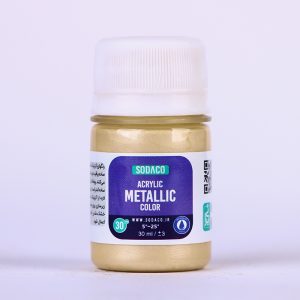 رنگ اکریلیک متالیک کرم سوداکو - 30 میل