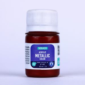 رنگ اکریلیک متالیک زرشکی سوداکو - 30 میل