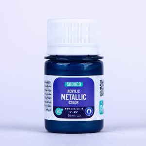 رنگ اکریلیک متالیک آبی سیر سوداکو - 30 میل