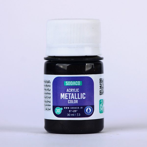 رنگ اکریلیک متالیک قهوه ای سیر سوداکو - 30 میل