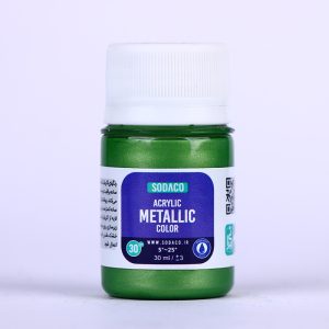 رنگ اکریلیک متالیک سبز سوداکو - 30 میل