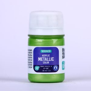 رنگ اکریلیک متالیک سبز روشن سوداکو - 30 میل