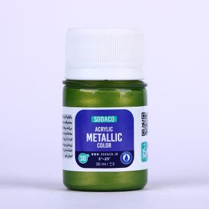 رنگ اکریلیک متالیک زیتونی سوداکو - 30 میل