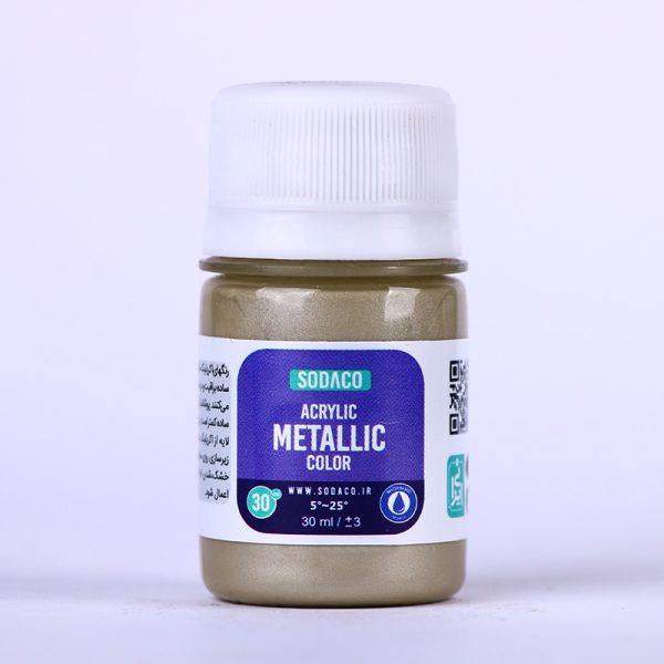 رنگ اکریلیک متالیک پلاتینیوم سوداکو - 30 میل
