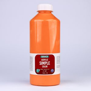 رنگ اکریلیک ساده مرجانی سوداکو - 1000 میل