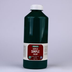 رنگ اکریلیک ساده سبز سیر سوداکو - 1000 میل