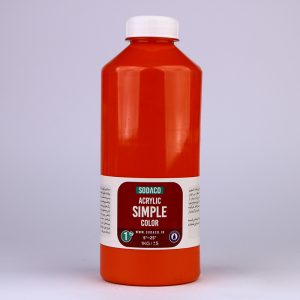 رنگ اکریلیک ساده نارنجی سوداکو - 1000 میل