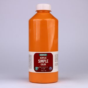 رنگ اکریلیک ساده پرتقالی سوداکو - 1000 میل