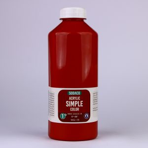 رنگ اکریلیک ساده قرمز سوداکو - 1000 میل