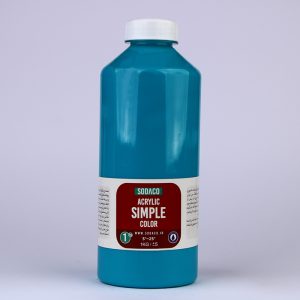 رنگ اکریلیک ساده فیروزه ای سوداکو - 1000 میل